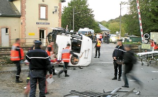 La collision entre le TER et la camion avait faits trois morts le 12 octobre 2011.