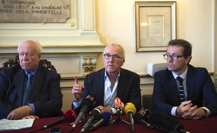 Jean-Claude Gaudin, Frank McCourt et Jacques-Henri Eyraud