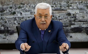 Le président de l'Autorité palestinienne, Mahmoud Abbas, le 25 juillet 2019 à Ramallah