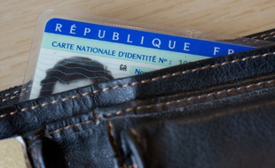 Une carte d'identité. Illustration