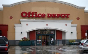 Un magasin Office Depot à San Francisco, le 19 février 2013