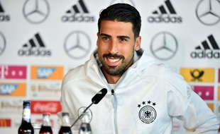 Sami Khedira en conférence de presse