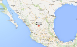 Google map de l'Etat du Zacatecas au Mexique.