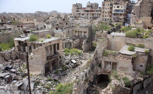 La ville syriene d'Alep, le 9 avril 2015