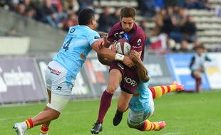 Geoffrey Cros, l'ailier de l'Union Bordeaux-Bègles.