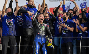 La folie autour de Fabio Quartararo, champion du monde de Moto GP.