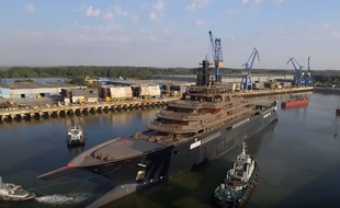 « Rev Ocean » a été mis à l'eau pour la première fois samedi 24 août.