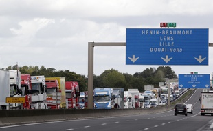Les forains ont bloqué l'autoroute A1.