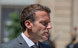 Emmanuel Macron à l'Elysée le 1er juin 2021.