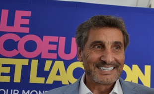 Mohed Altrad lors de l'annonce de sa candidature à la mairie de Montpellier