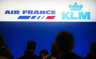 Logos d'Air France et KLM.