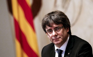 L'ancien président de Catalogne, Carles Puigdemont en octobre 2017.