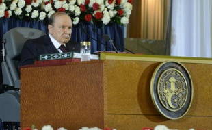 Le président algérien Abdelaziz Bouteflika, le 28 avril 2014 à Alger