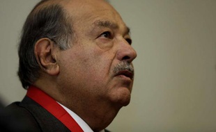 Le milliardaire mexicain Carlos Slim, le 21 février 2012 à Mexico.