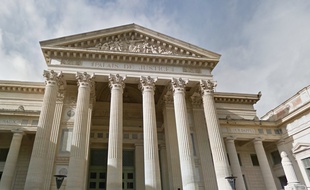 Le palais de Justice de Nîmes, dans le Gard.