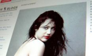 Photo de Miley Cyrus publiée sur le site Internet du magazine américain Vanity Fair.