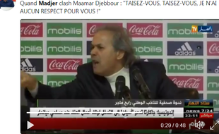 Il n'a pas l'air du tout tendu, le Rabah Madjer.
