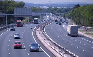 L'autoroute A9 à Montpellier (illustration).