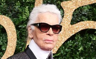 Karl Lagerfeld aux British Fashion Awards