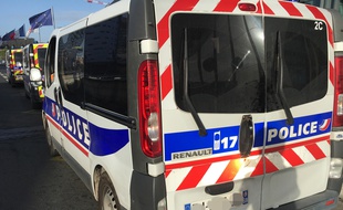 Fourgon de police à Lille en avril 2017