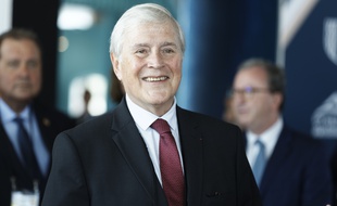 Le maire de Biarritz Michel Veunac (MoDem) lors du G7.