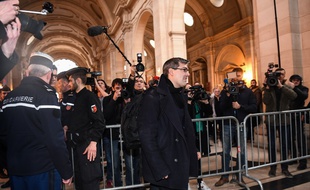 Julien Coupat à son procès le 13 mars 2018.