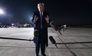 Donald Trump, photographié le 19 septembre 2020, dans le Minnesota.