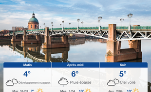 Météo Toulouse: Prévisions du lundi 30 mars 2020