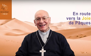 Monseigneur André Marceau, évêque de Nice, communique également via la chaîne YouTube du diocèse