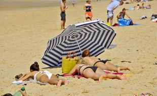 Les premiers coups de soleil de l'année ont été enregistrés hier sur les plages océanes.