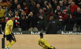 Nicolas Pépé a inscrit le second but d'Arsenal à West Ham.