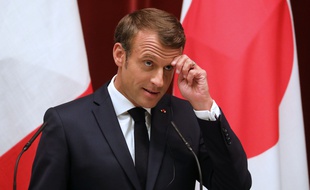 Emmanuel Macron, le 26 juin 2019 à Tokyo.