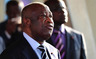 Laurent Gbagbo à Abidjan, en Côte d'Ivoire, le 21 février 2011.