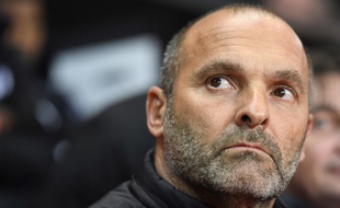 Pascal Dupraz, l'entraîneur du TFC, lors du match de Ligue 1 à Rennes, le 25 novembre 2016.