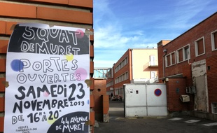 Le squat de l'avenue de Muret, à Toulouse, accueille plus de 500 personnes.