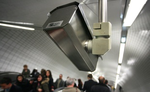 Une caméra de vidéosurveillance dans le métro toulousain. Archives.