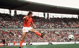 Johan Cruyff, lors du Mondial 74.