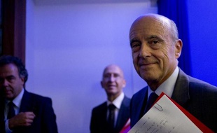 Alain Juppé à l'issue d'une conférence de presse au siège de l'UMP le 16 septembre 2014 à Paris