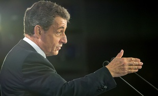 Le président des Républicains Nicolas Sarkozy