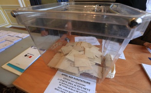 Premier tour des élections départementales, à Strasbourg, le 22 mars 2015. (Illustration)