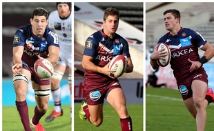 Les Agentins de l'UBB : Petti, Cordero et Delguy (de gauche à droite).