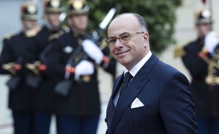 Bernard Cazeneuve au Palais de l'Elysée le 14 mai 2017.
