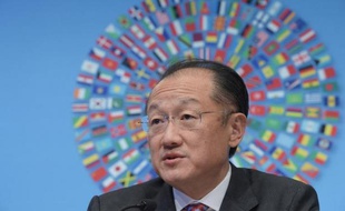 Le président de la Banque mondiale Jim Yong Kim, à Washington le 10 avril 2014