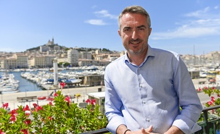 Le candidat du Rassemblement National, Stéphane Ravier, pour la mairie de Marseille.