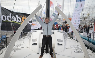 Kito de Pavant sur son bateau