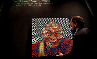 Cette oeuvre d'Invader sera mise aux enchères lundi