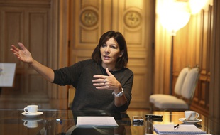 La maire PS de Paris, Anne Hidalgo, le 5 décembre 2014 à Paris.