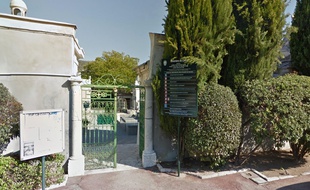 L'entrée du cimetière de Cimiez, à Nice