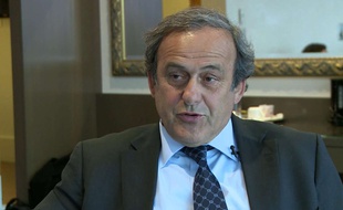 Michel Platini lors d'un entretien à AP, le 7 janvier 2016.