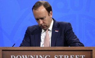 Le ministre de la Santé britannique Matt Hancock.